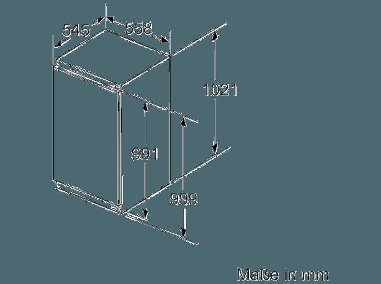 NEFF KI1313F30 Kühlschrank (100 kWh/Jahr, A  , 1021 mm hoch, Weiß), NEFF, KI1313F30, Kühlschrank, 100, kWh/Jahr, A, , 1021, mm, hoch, Weiß,