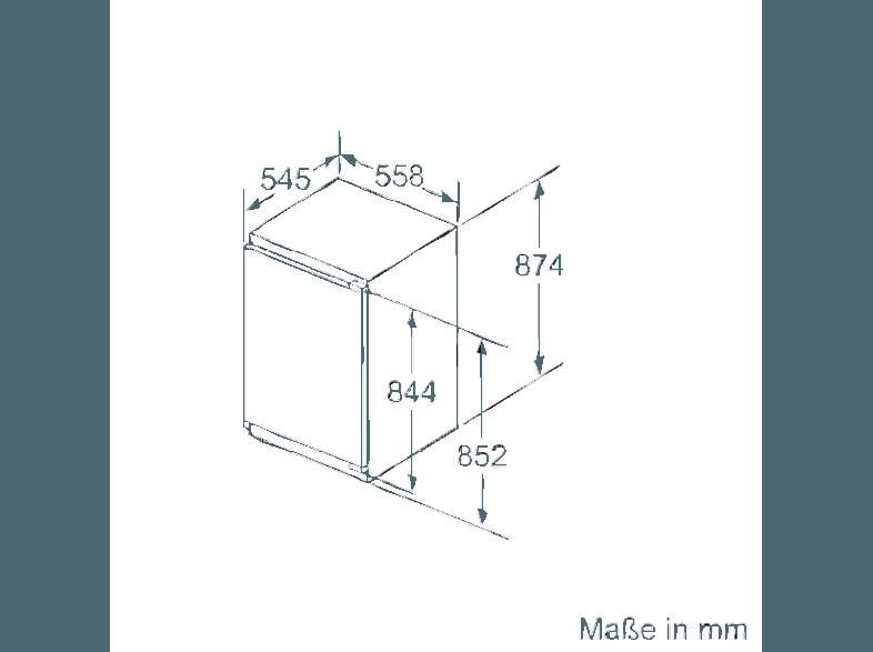 NEFF KI2223D30 Kühlschrank (148 kWh/Jahr, A  , 874 mm hoch, Weiß), NEFF, KI2223D30, Kühlschrank, 148, kWh/Jahr, A, , 874, mm, hoch, Weiß,