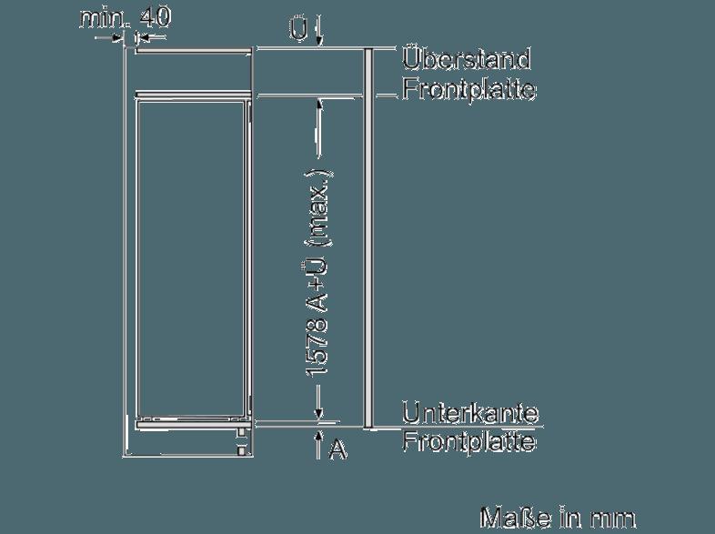 NEFF KI2723F30 Kühlschrank (196 kWh/Jahr, A  , 1577 mm hoch, Weiß)