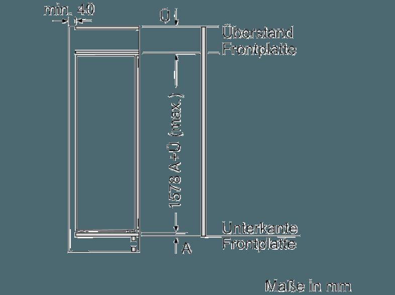 NEFF KI2723F30 Kühlschrank (196 kWh/Jahr, A  , 1577 mm hoch, Weiß), NEFF, KI2723F30, Kühlschrank, 196, kWh/Jahr, A, , 1577, mm, hoch, Weiß,