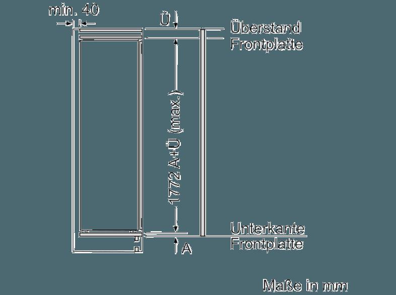 NEFF KI2823D30 Kühlschrank (209 kWh/Jahr, A  , 1772 mm hoch, Weiß)