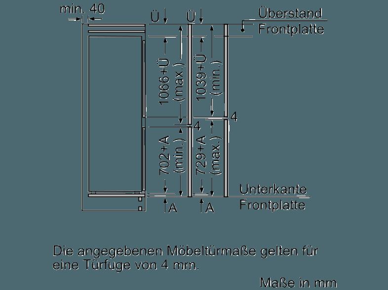 NEFF KI6863F30 Kühlgefrierkombination (218 kWh/Jahr, A  , 1772 mm hoch, Weiß), NEFF, KI6863F30, Kühlgefrierkombination, 218, kWh/Jahr, A, , 1772, mm, hoch, Weiß,