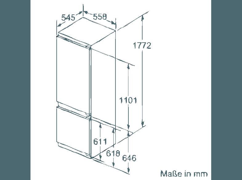 NEFF KI6873D40 Kühlgefrierkombination (149 kWh/Jahr, A   , 1772 mm hoch, Weiß)