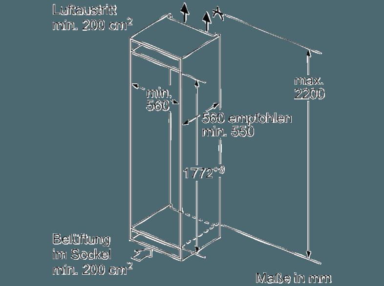 NEFF KI6873D40 Kühlgefrierkombination (149 kWh/Jahr, A   , 1772 mm hoch, Weiß)