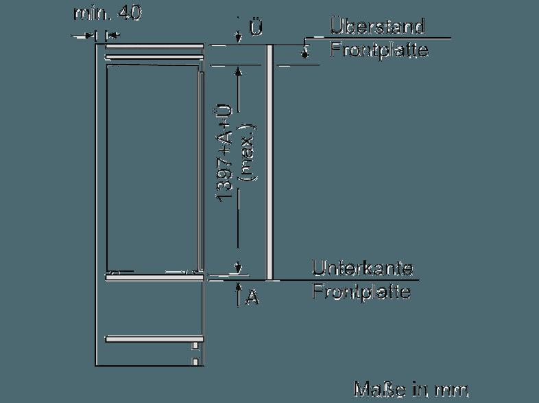 NEFF KI8513D30 Kühlschrank (124 kWh/Jahr, A  , 1397 mm hoch, Weiß)