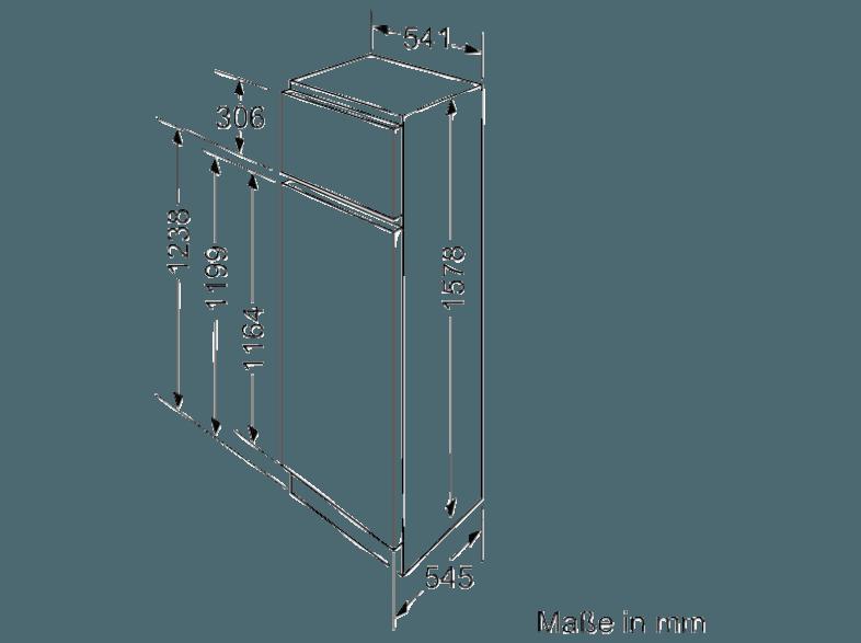 NEFF KT634A1 Kühlschrank (256 kWh/Jahr, A , 1578 mm hoch, Weiß)