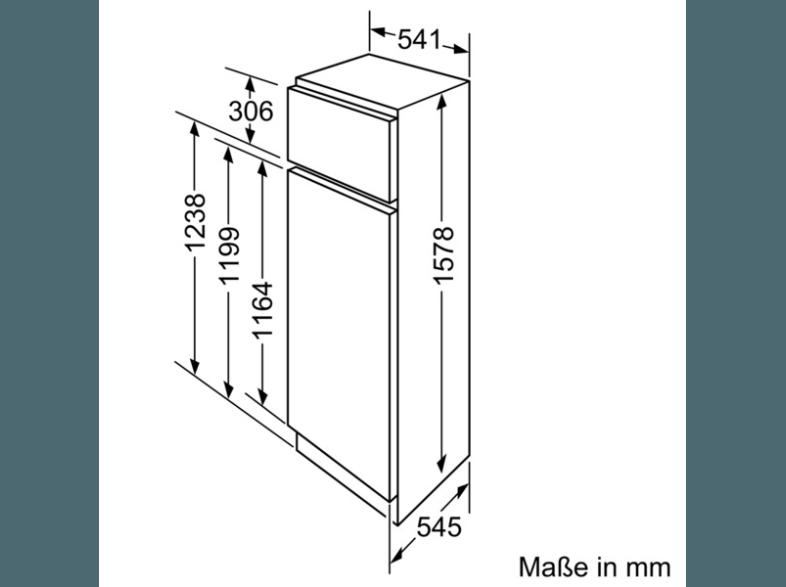 NEFF KT634A1 Kühlschrank (256 kWh/Jahr, A , 1578 mm hoch, Weiß)