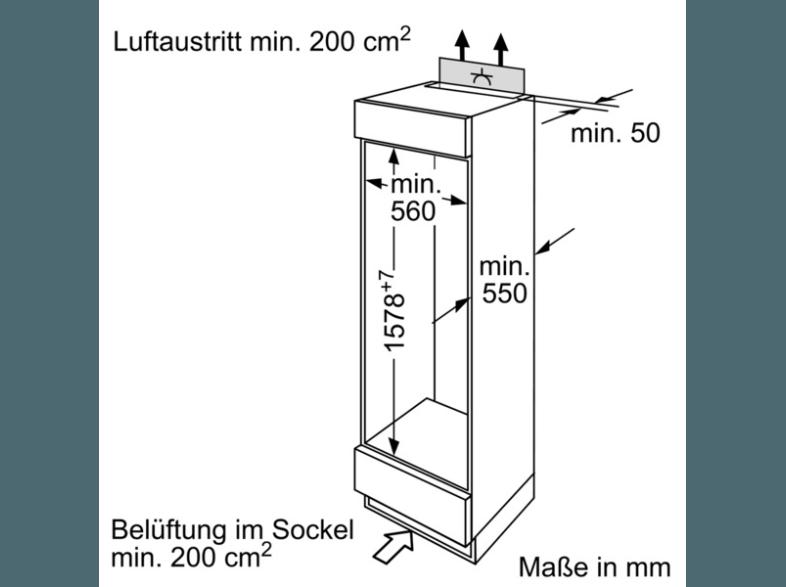 NEFF KT634A1 Kühlschrank (256 kWh/Jahr, A , 1578 mm hoch, Weiß)