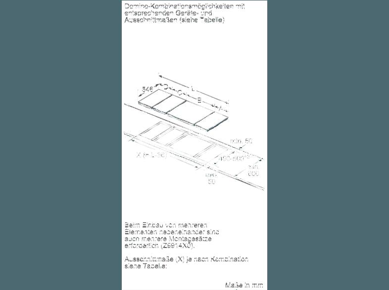 NEFF N64D40N0 Grill-Kochfeld (396 mm breit, 1 Kochfelder), NEFF, N64D40N0, Grill-Kochfeld, 396, mm, breit, 1, Kochfelder,