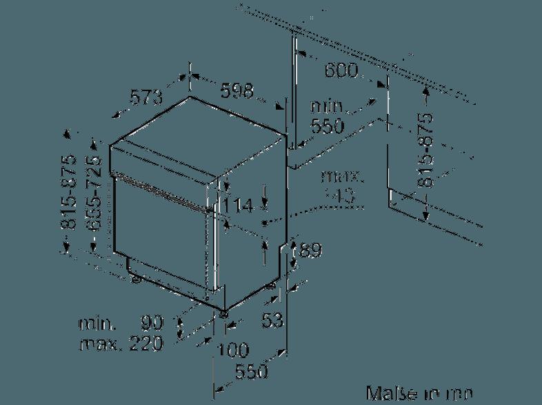 NEFF S41N53B7EU Geschirrspüler (A  , 598 mm breit, 44 dB (A), Braun)