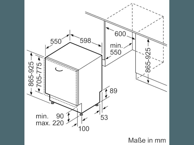 NEFF S52N53X7EU Geschirrspüler (A  , 598 mm breit, 44 dB (A), Edelstahl)