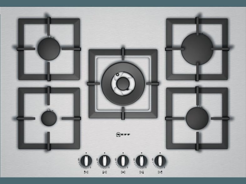 NEFF T25Z55N1 Gas-Kochfeld (750 mm breit, 5 Kochfelder)