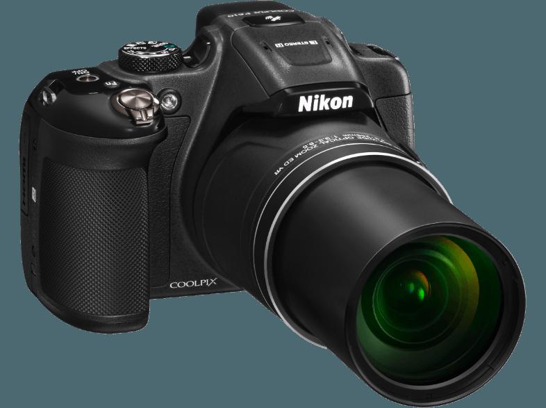 NIKON COOLPIX P610  Schwarz (16 Megapixel, 60x opt. Zoom, 7.5 cm TFT-LCD, WLAN), NIKON, COOLPIX, P610, Schwarz, 16, Megapixel, 60x, opt., Zoom, 7.5, cm, TFT-LCD, WLAN,