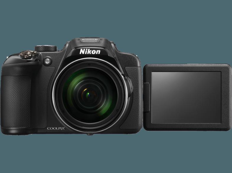 NIKON COOLPIX P610  Schwarz (16 Megapixel, 60x opt. Zoom, 7.5 cm TFT-LCD, WLAN), NIKON, COOLPIX, P610, Schwarz, 16, Megapixel, 60x, opt., Zoom, 7.5, cm, TFT-LCD, WLAN,