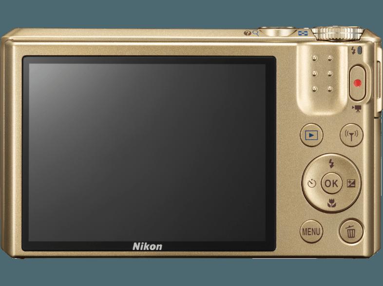 NIKON COOLPIX S7000  Gold (16 Megapixel, 20x opt. Zoom, 7.5 cm TFT-LCD, WLAN), NIKON, COOLPIX, S7000, Gold, 16, Megapixel, 20x, opt., Zoom, 7.5, cm, TFT-LCD, WLAN,