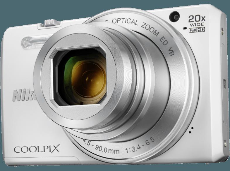 NIKON COOLPIX S7000  Weiß (16 Megapixel, 20x opt. Zoom, 7.5 cm TFT-LCD, WLAN)