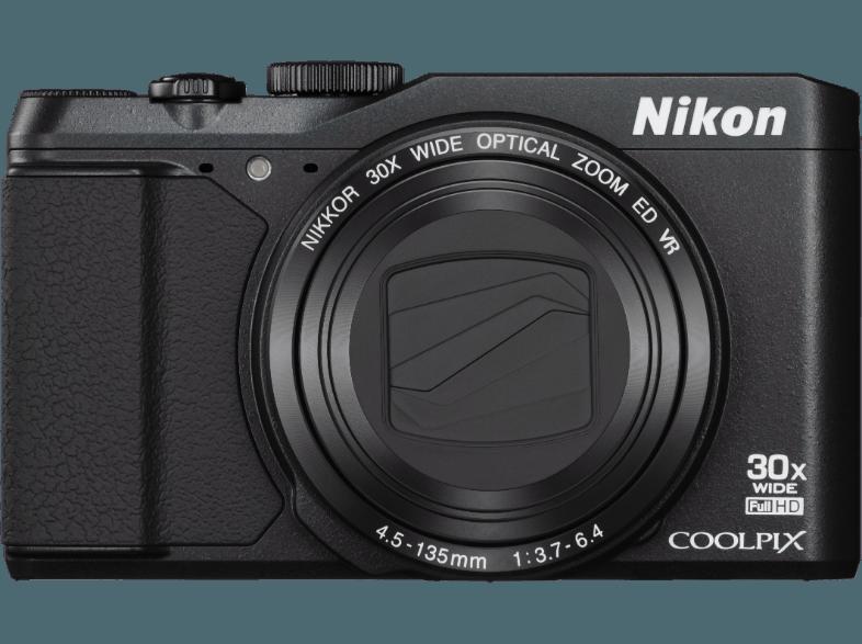 NIKON COOLPIX S9900  Schwarz (16 Megapixel, 30x opt. Zoom, 7.5 cm TFT-LCD, WLAN), NIKON, COOLPIX, S9900, Schwarz, 16, Megapixel, 30x, opt., Zoom, 7.5, cm, TFT-LCD, WLAN,