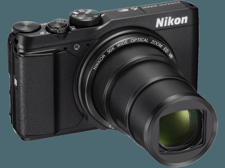 NIKON COOLPIX S9900  Schwarz (16 Megapixel, 30x opt. Zoom, 7.5 cm TFT-LCD, WLAN), NIKON, COOLPIX, S9900, Schwarz, 16, Megapixel, 30x, opt., Zoom, 7.5, cm, TFT-LCD, WLAN,