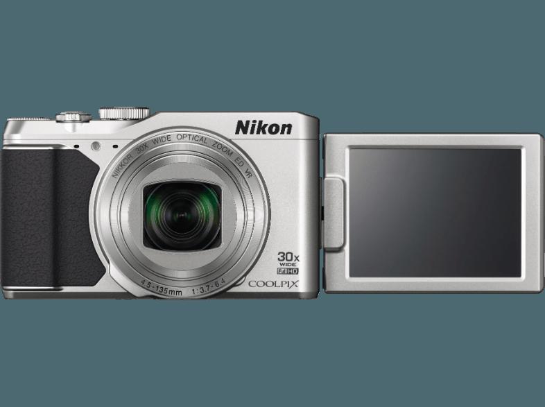 NIKON COOLPIX S9900  Silber (16 Megapixel, 30x opt. Zoom, 7.5 cm TFT-LCD, WLAN), NIKON, COOLPIX, S9900, Silber, 16, Megapixel, 30x, opt., Zoom, 7.5, cm, TFT-LCD, WLAN,