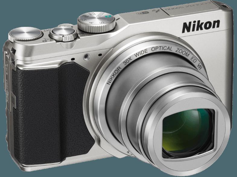 NIKON COOLPIX S9900  Silber (16 Megapixel, 30x opt. Zoom, 7.5 cm TFT-LCD, WLAN)