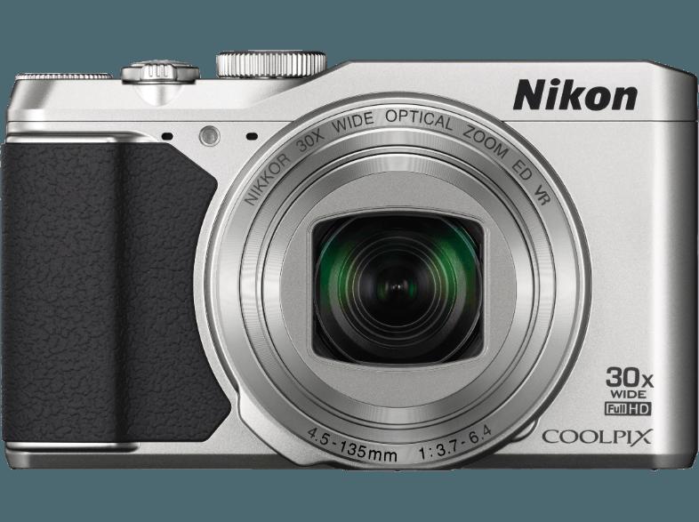 NIKON COOLPIX S9900  Silber (16 Megapixel, 30x opt. Zoom, 7.5 cm TFT-LCD, WLAN), NIKON, COOLPIX, S9900, Silber, 16, Megapixel, 30x, opt., Zoom, 7.5, cm, TFT-LCD, WLAN,