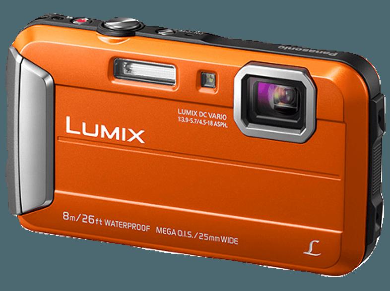 PANASONIC DMC-FT30 EG-D  Orange (16.1 Megapixel, 4x opt. Zoom, 6.8 cm TFT-LCD)