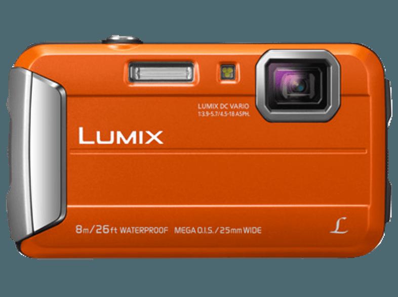 PANASONIC DMC-FT30 EG-D  Orange (16.1 Megapixel, 4x opt. Zoom, 6.8 cm TFT-LCD)