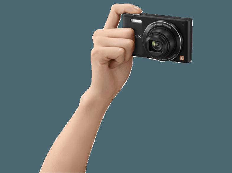 PANASONIC DMC-SZ10 EG-K  Schwarz (16 Megapixel, 12x opt. Zoom, 6.4 cm TFT-LCD, WLAN), PANASONIC, DMC-SZ10, EG-K, Schwarz, 16, Megapixel, 12x, opt., Zoom, 6.4, cm, TFT-LCD, WLAN,