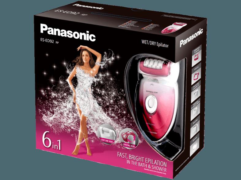 PANASONIC ES-ED 92 Nass/Trocken-Epilierer Weiß/Pink, PANASONIC, ES-ED, 92, Nass/Trocken-Epilierer, Weiß/Pink