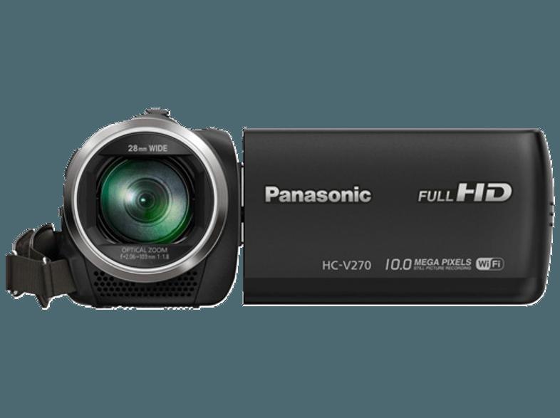 PANASONIC HC-V270 EG-K Camcorder (50x, BSI MOS, 25p, 50p, 25p, 50p, 2.51 Megapixel,)