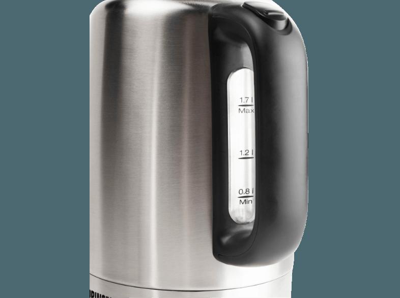 PETRA WK 54.35 Wasserkocher Silber/Schwarz (1850-2200 Watt, 1.7 Liter), PETRA, WK, 54.35, Wasserkocher, Silber/Schwarz, 1850-2200, Watt, 1.7, Liter,