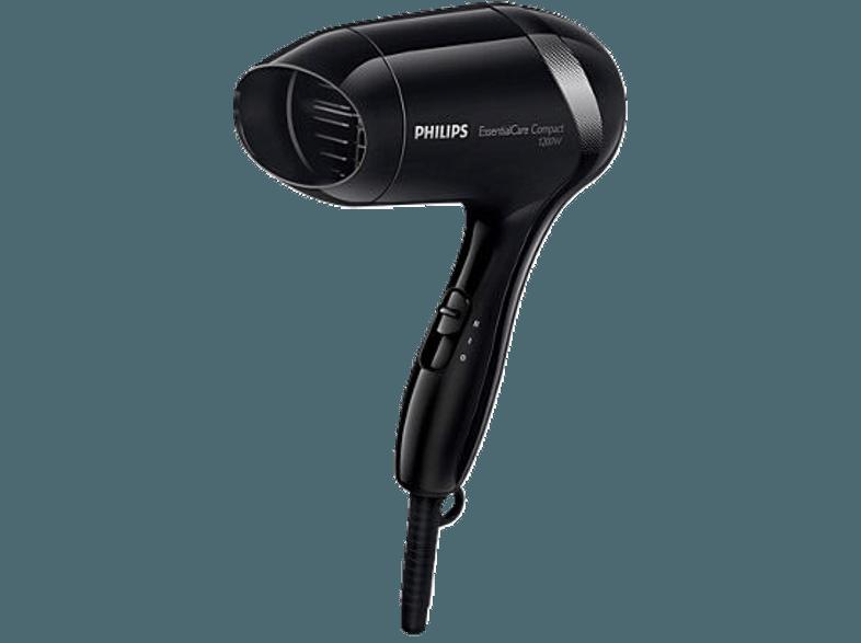 PHILIPS BHD 001/00 Essential Care  (Schwarz hochglanz, 1200 Watt)