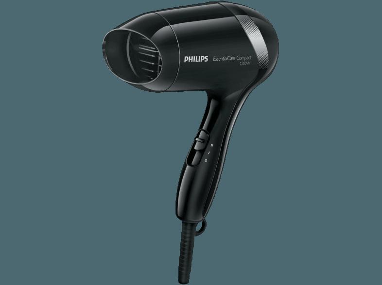 PHILIPS BHD 001/00 Essential Care  (Schwarz hochglanz, 1200 Watt)