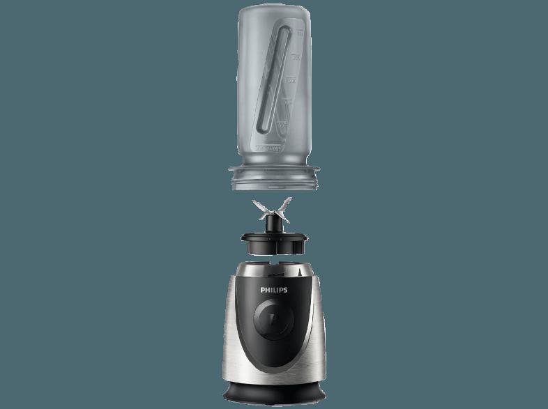 PHILIPS HR 2877/08 Standmixer Schwarz/Silber (350 Watt, 0.6 Liter)