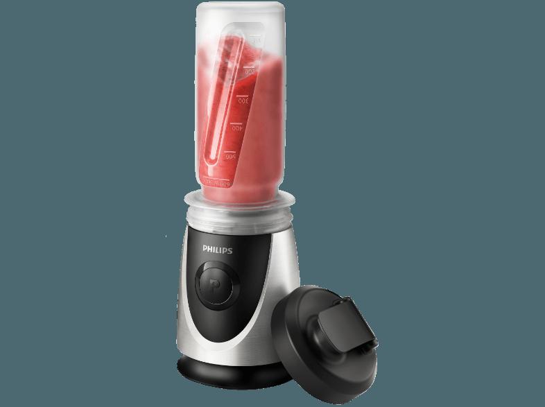 PHILIPS HR 2877/08 Standmixer Schwarz/Silber (350 Watt, 0.6 Liter)