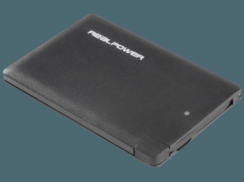 REALPOWER PB-2500  2500 mAh Schwarz