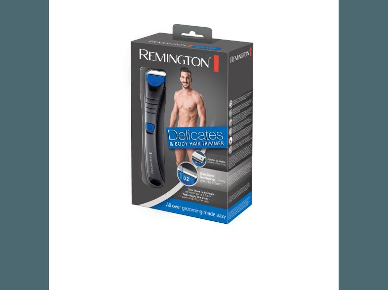 REMINGTON BHT 250 (Body Hair Trimmer, Schwarz, Akkubetrieb)