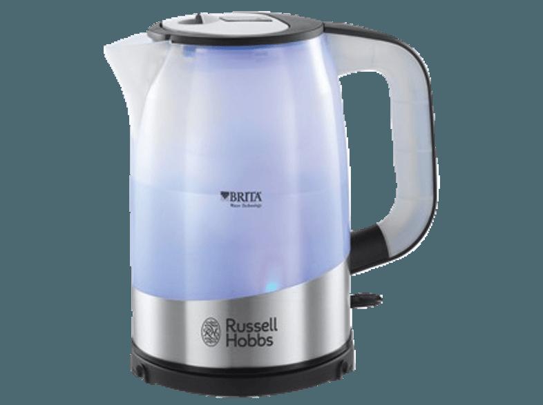 RUSSELL HOBBS 18554-70 Purity Wasserkocher Weiß/Silber/Schwarz (2200 Watt, 1.5 Liter), RUSSELL, HOBBS, 18554-70, Purity, Wasserkocher, Weiß/Silber/Schwarz, 2200, Watt, 1.5, Liter,