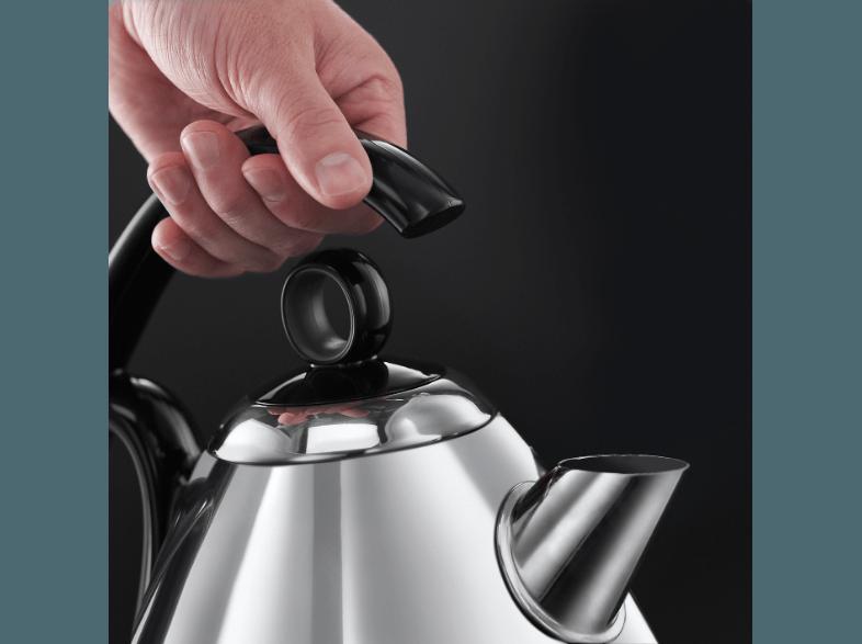 RUSSELL HOBBS 21280-56 Legacy Wasserkocher Edelstahl poliert/Schwarz (2400 Watt, 1.7 Liter)