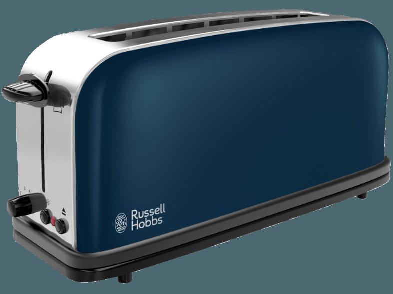 RUSSELL HOBBS 21394-56 COLOURS Langschlitz-Toaster Blau/Edelstahl/Schwarz (1.1 kW, Schlitze: 1 Extra breiter Toastschlitz), RUSSELL, HOBBS, 21394-56, COLOURS, Langschlitz-Toaster, Blau/Edelstahl/Schwarz, 1.1, kW, Schlitze:, 1, Extra, breiter, Toastschlitz,