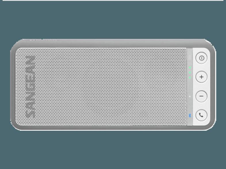 SANGEAN BluTab BTS-101 Bluetooth-Stereolautsprecher, weiß-grau Bluetooth Stereolautsprecher Weiß-grau