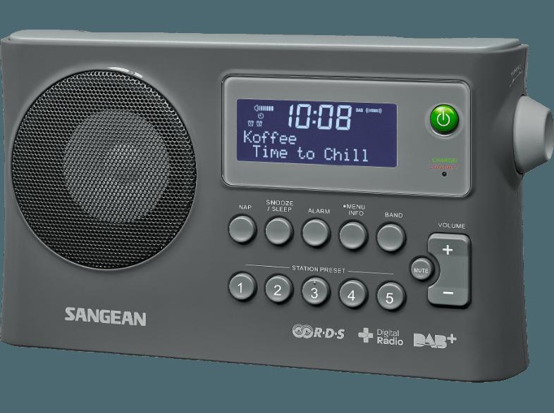 SANGEAN DPR-16  (Digital, UKW, DAB, DAB , Grau), SANGEAN, DPR-16, , Digital, UKW, DAB, DAB, Grau,