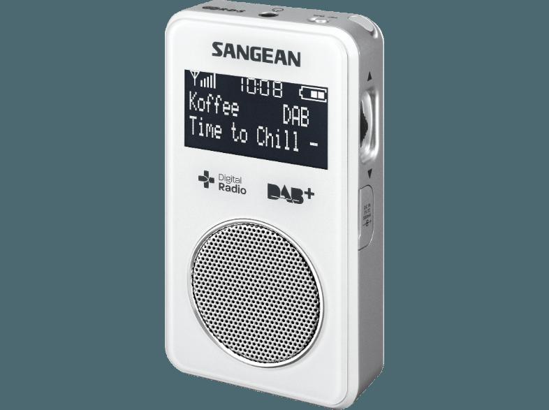 SANGEAN DPR-34  (PLL Tuner, UKW, DAB, DAB , Weiß)