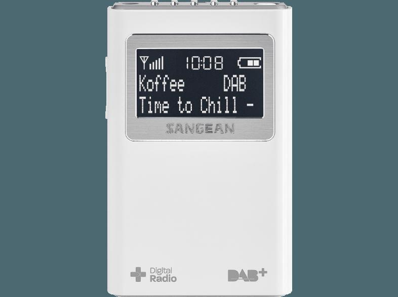 SANGEAN DPR-39  (Digital, UKW, DAB, DAB , Weiß)