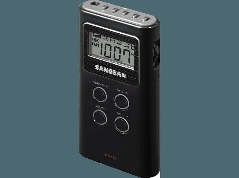 SANGEAN DT-120  (DSP Tuner, FM, MW, UKW, Schwarz)