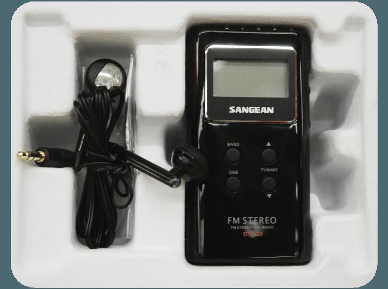 SANGEAN DT-120  (DSP Tuner, FM, MW, UKW, Schwarz)