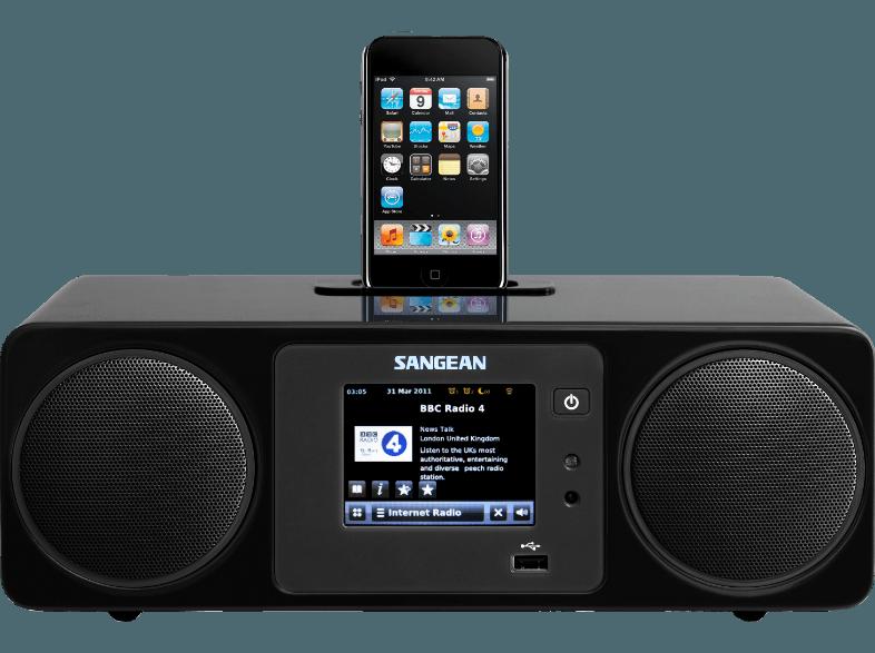 SANGEAN WFR-2D Internetradio (Digital Radio, Internet Radio, UKW, DAB, DAB , FM, Schwarz), SANGEAN, WFR-2D, Internetradio, Digital, Radio, Internet, Radio, UKW, DAB, DAB, FM, Schwarz,