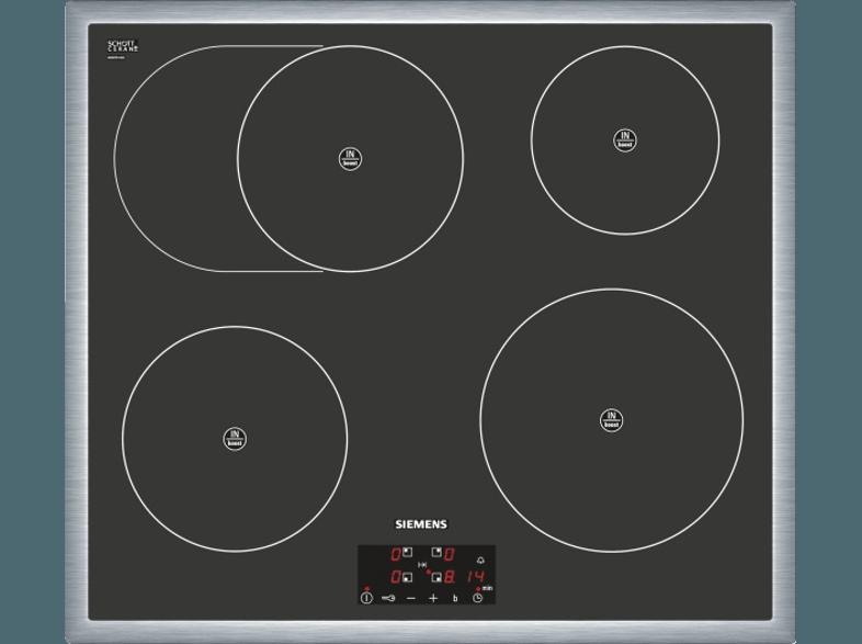 SIEMENS EH645BB17 Induktions-Kochfelder (583 mm breit, 4 Kochfelder)