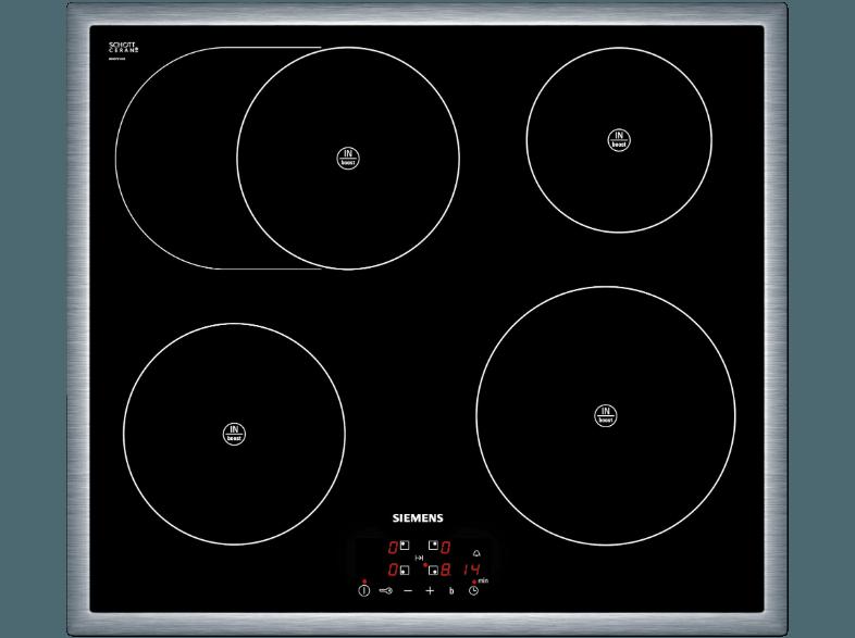 SIEMENS EH645BB17 Induktions-Kochfelder (583 mm breit, 4 Kochfelder)