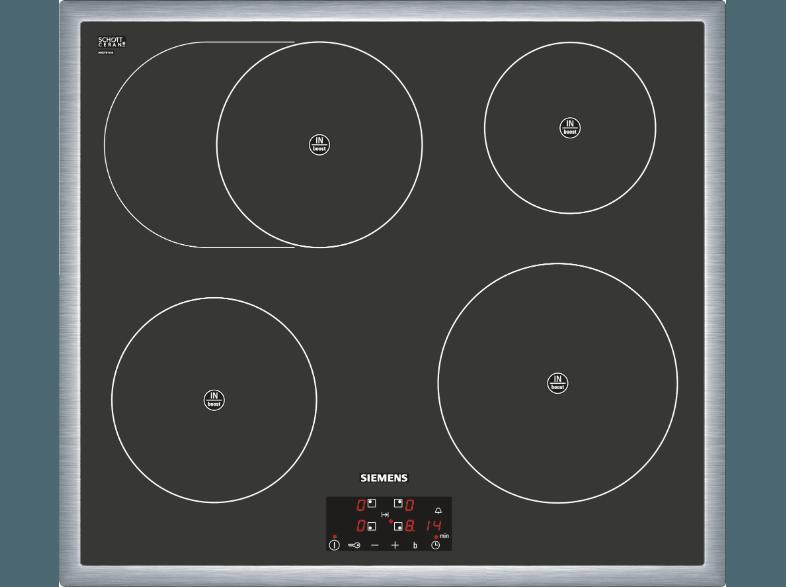 SIEMENS EH645BB17 Induktions-Kochfelder (583 mm breit, 4 Kochfelder)